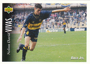 Nelson Vivas Boca Juniors 1995 Upper Deck Futbol Argentina #4